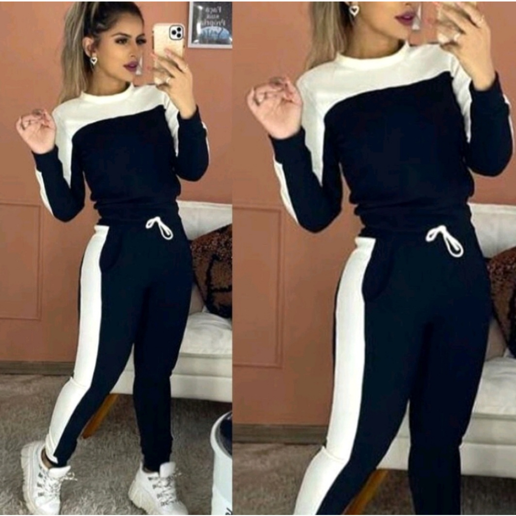 Conjunto Crepe Como Bolso Moda Feminina Blogueira