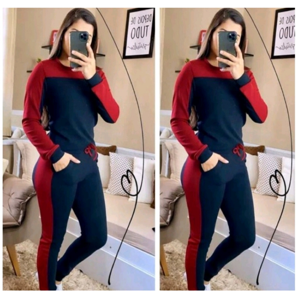 Conjunto Crepe Como Bolso Moda Feminina Blogueira