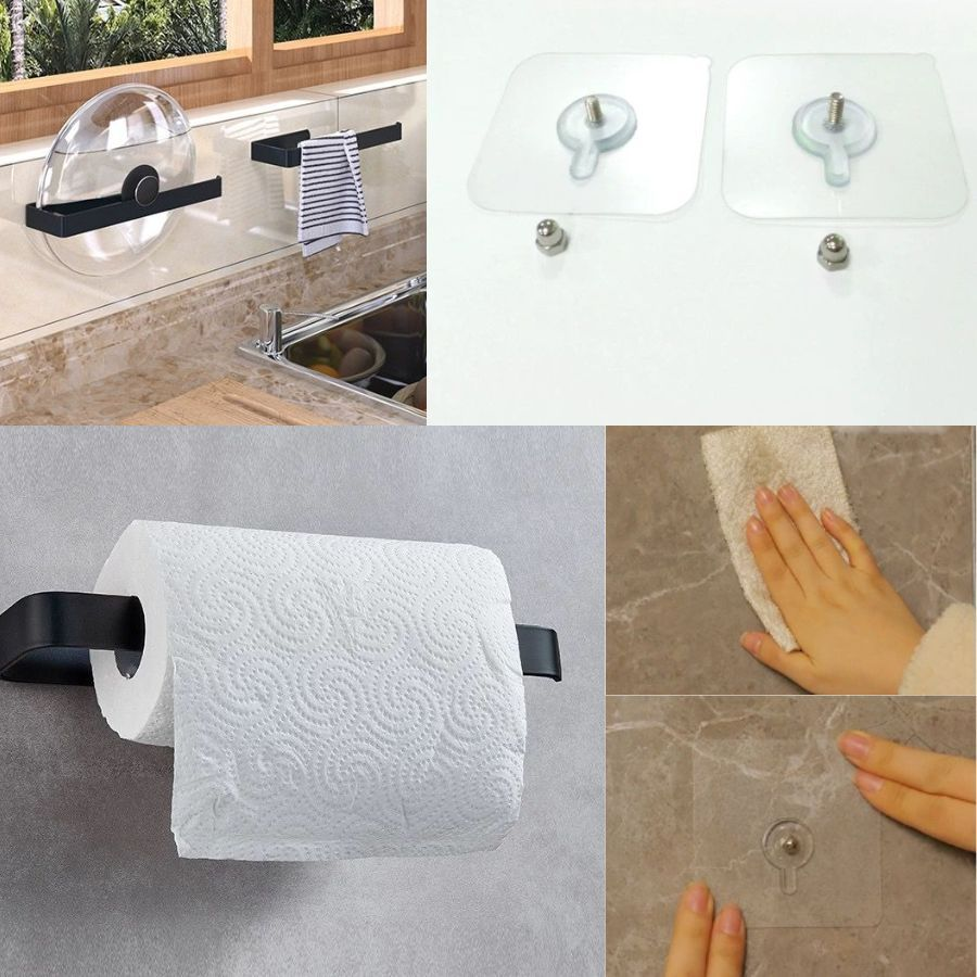 Kit Suporte Prateleira Porta Shampoo de Canto e Reto Com Adesivo Organizador