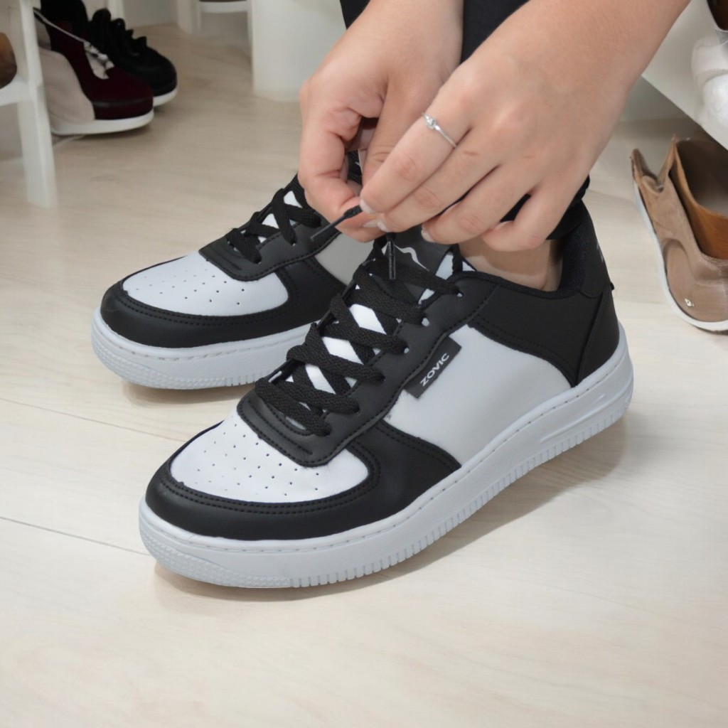 Tênis Feminino Branco Casual Confortavel Blogueira Leve Solado Macio Runner Super Macio Promocao