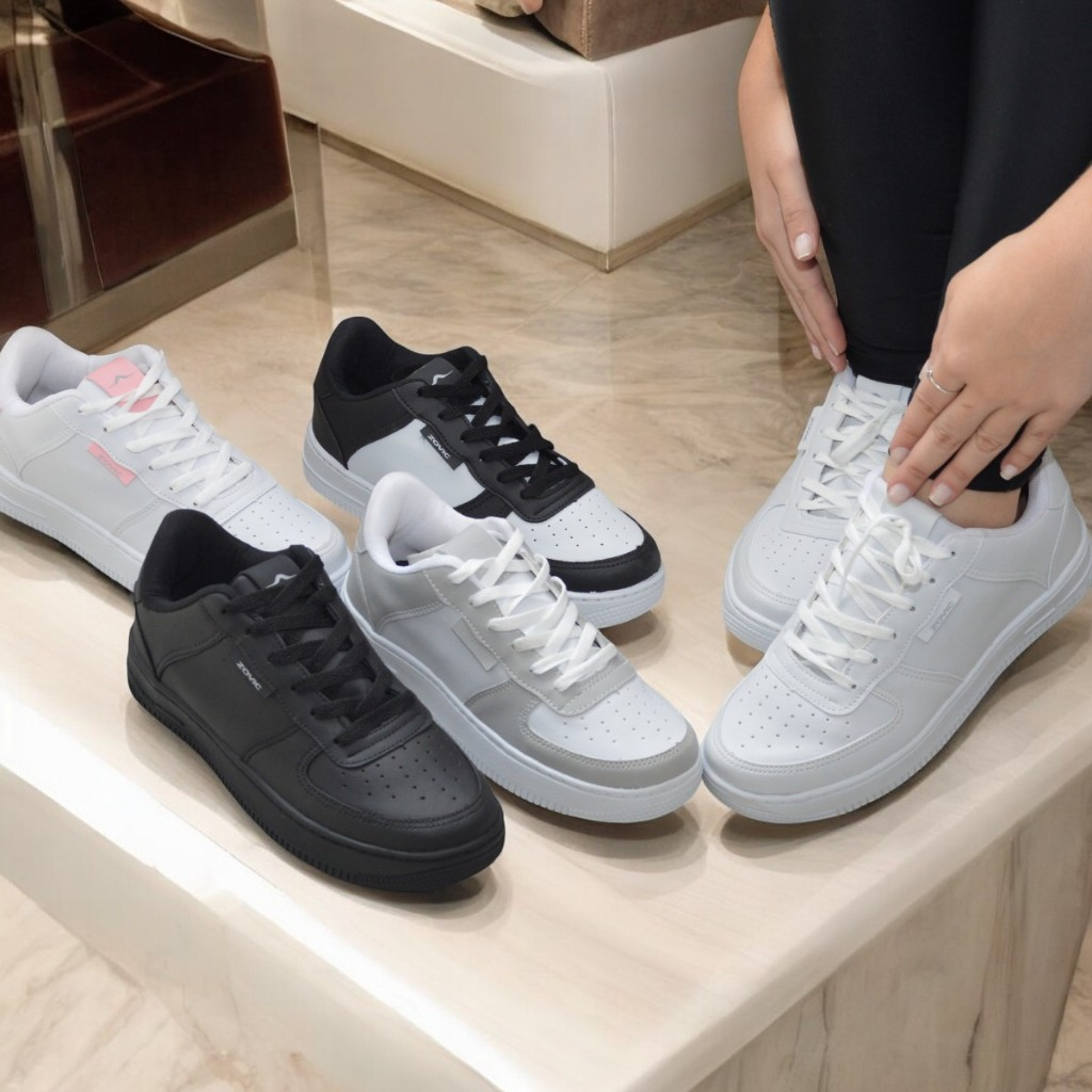 Tênis Feminino Branco Casual Confortavel Blogueira Leve Solado Macio Runner Super Macio Promocao