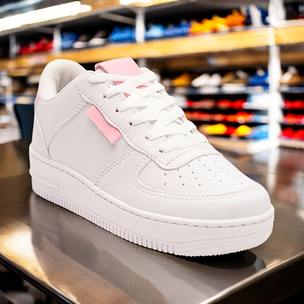 Tênis Feminino Branco Casual Confortavel Blogueira Leve Solado Macio Runner Super Macio Promocao