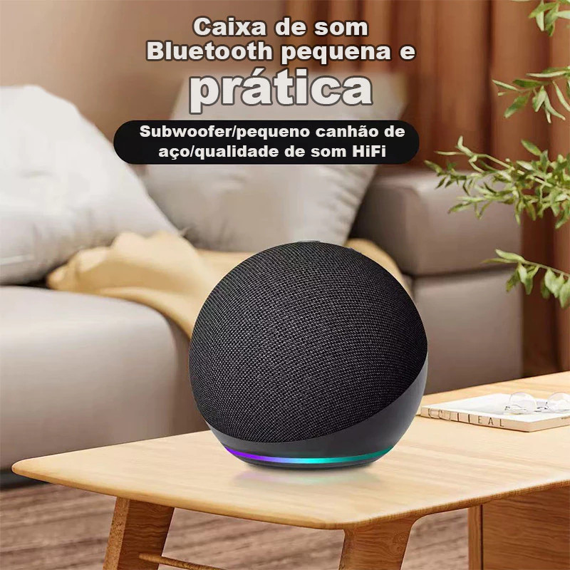 Caixa de som original Alaxe Echo Dot 5ª geração com envio imediato e melhor preço